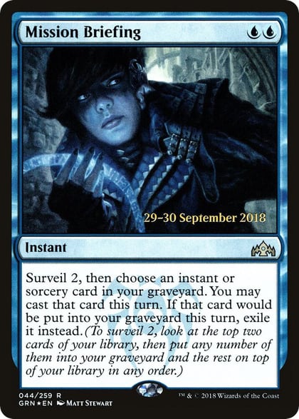 Mission Briefing, Prerelease Cards 44