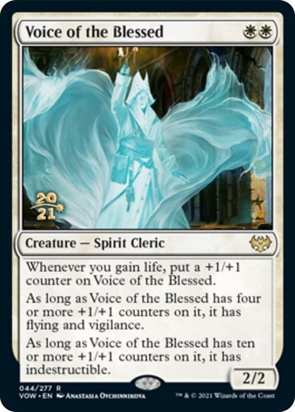 Voice of the Blessed, Prerelease Cards 44