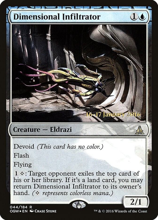 Dimensional Infiltrator, Prerelease Cards 44