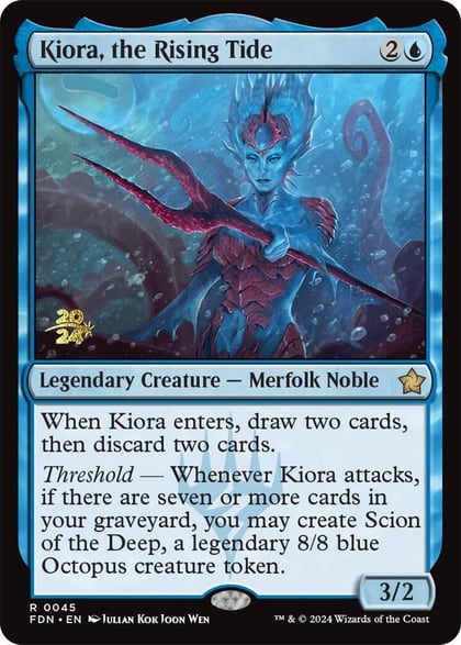 Kiora, the Rising Tide, Prerelease Cards 45