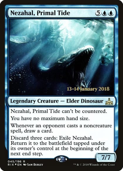 Nezahal, Primal Tide, Prerelease Cards 45