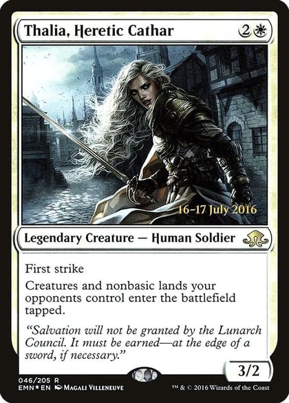 Thalia, Heretic Cathar, Prerelease Cards 46