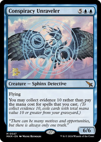 Conspiracy Unraveler, Prerelease Cards 47