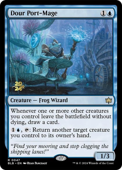 Dour Port-Mage, Prerelease Cards 47