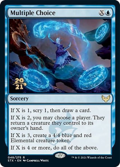 Multiple Choice, Prerelease Cards 48