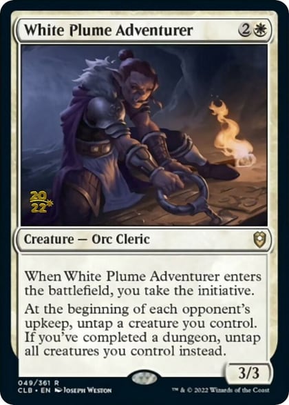 White Plume Adventurer, Prerelease Cards 49
