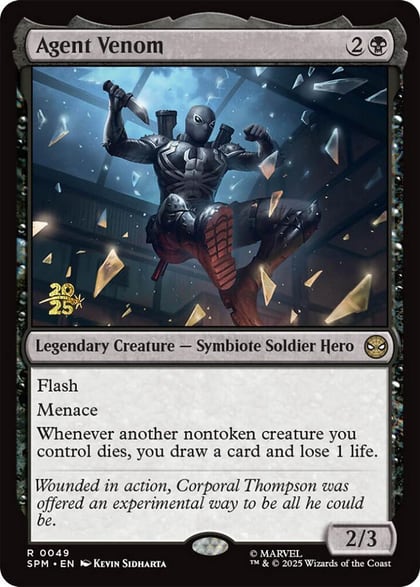 Agent Venom, Prerelease Cards 49