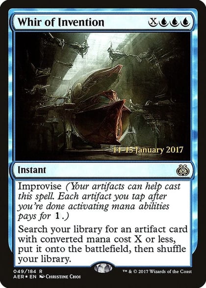 Whir of Invention, Prerelease Cards 49