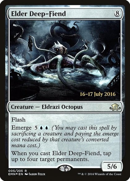 Elder Deep-Fiend, Prerelease Cards 5