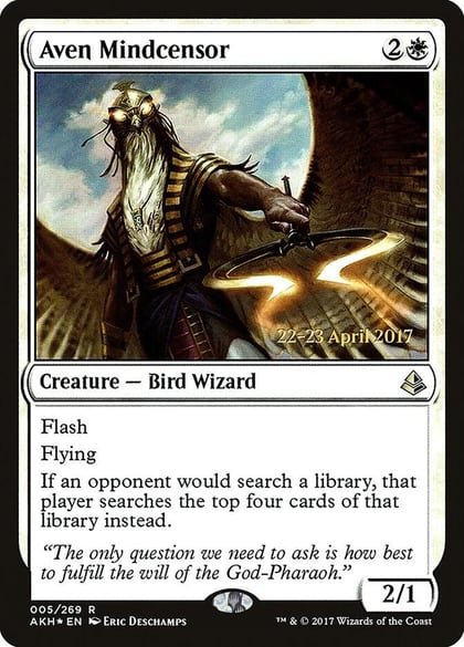 Aven Mindcensor, Prerelease Cards 5