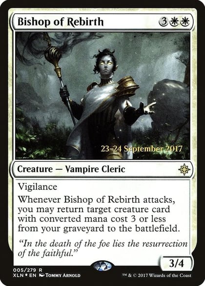 Bishop of Rebirth, Prerelease Cards 5