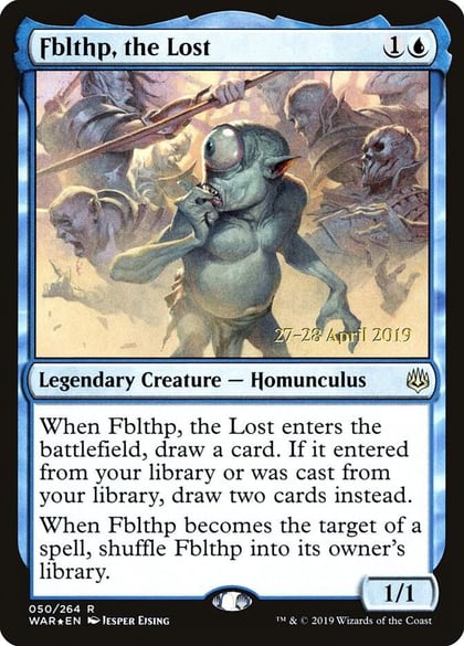 Fblthp, the Lost, Prerelease Cards 50