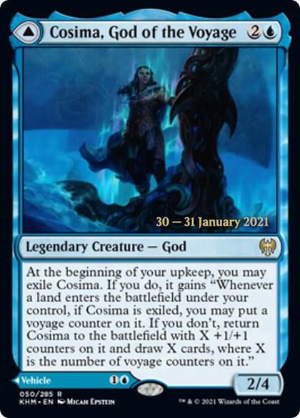 Cosima, God of the Voyage, Prerelease Cards 50