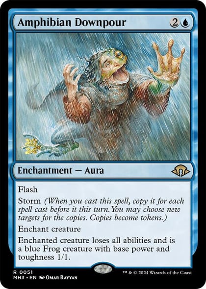 Amphibian Downpour, Prerelease Cards 51