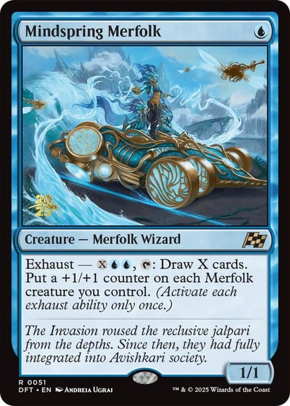 Mindspring Merfolk, Prerelease Cards 51
