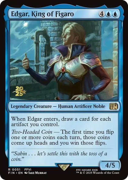 Edgar, King of Figaro, Prerelease Cards 51