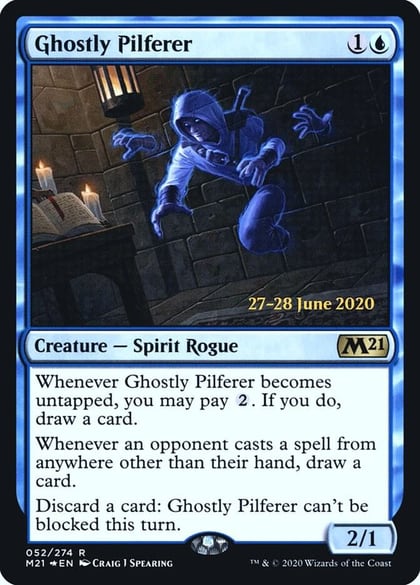 Ghostly Pilferer, Prerelease Cards 52
