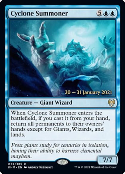 Cyclone Summoner, Prerelease Cards 52