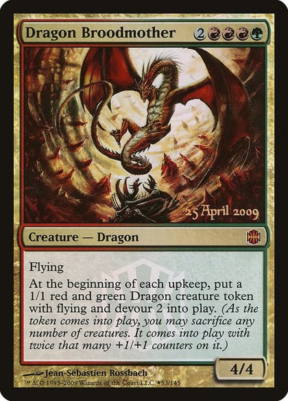 Dragon Broodmother, Prerelease Cards 53
