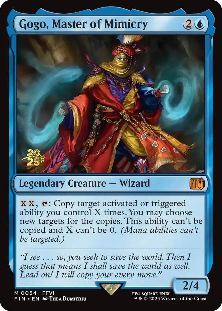 Gogo, Master of Mimicry, Prerelease Cards 54