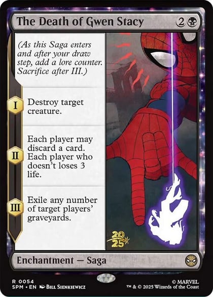 The Death of Gwen Stacy, Prerelease Cards 54