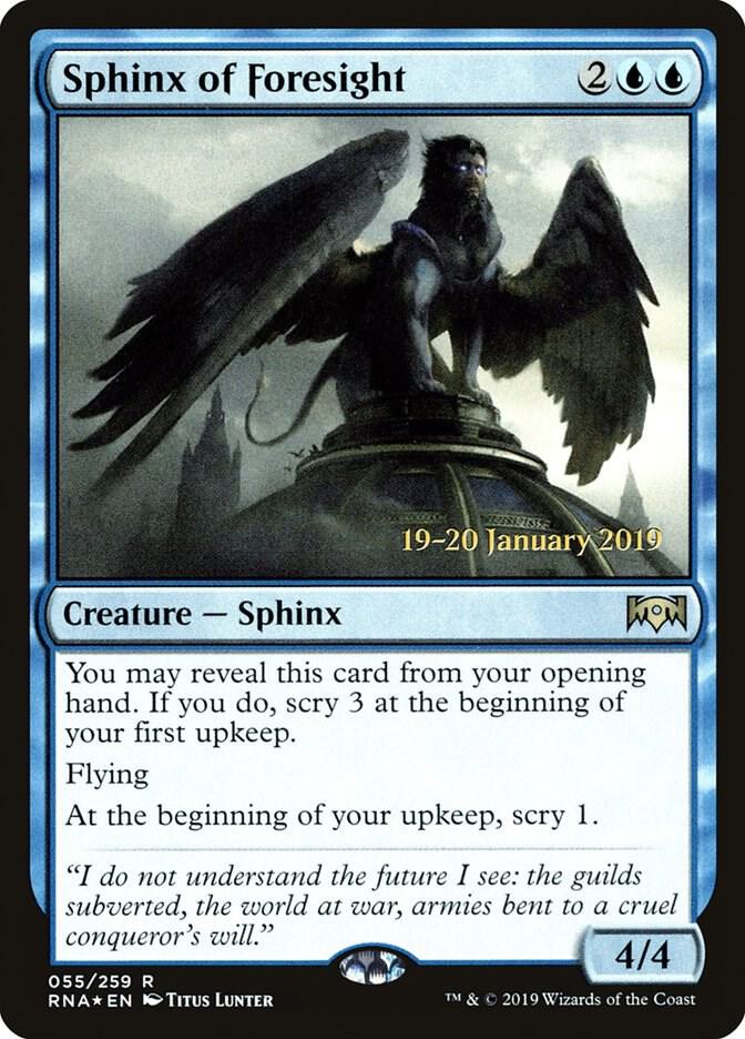 Sphinx of Foresight, Prerelease Cards 55