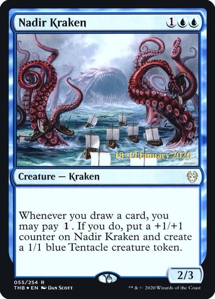 Nadir Kraken, Prerelease Cards 55