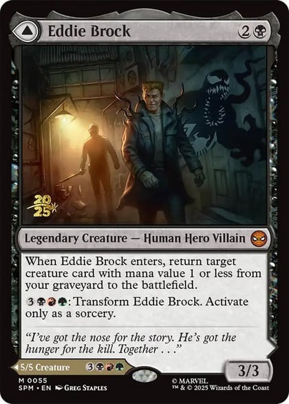 Eddie Brock, Prerelease Cards 55