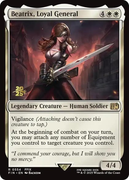 Beatrix, Loyal General, Prerelease Cards 554