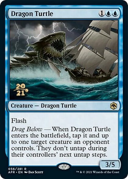 Dragon Turtle, Prerelease Cards 56