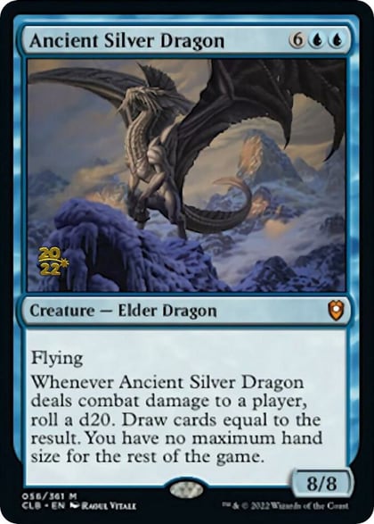 Ancient Silver Dragon, Prerelease Cards 56