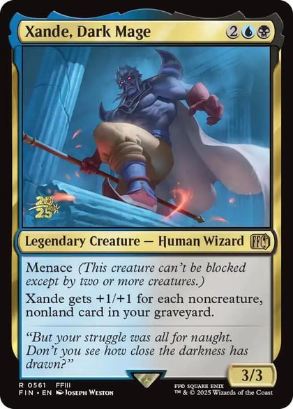 Xande, Dark Mage, Prerelease Cards 561