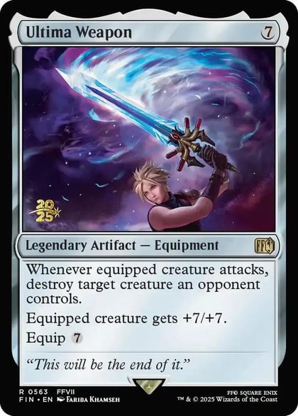 Ultima Weapon, Prerelease Cards 563