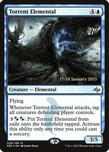 Torrent Elemental, Prerelease Cards 56