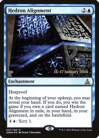 Hedron Alignment, Prerelease Cards 57