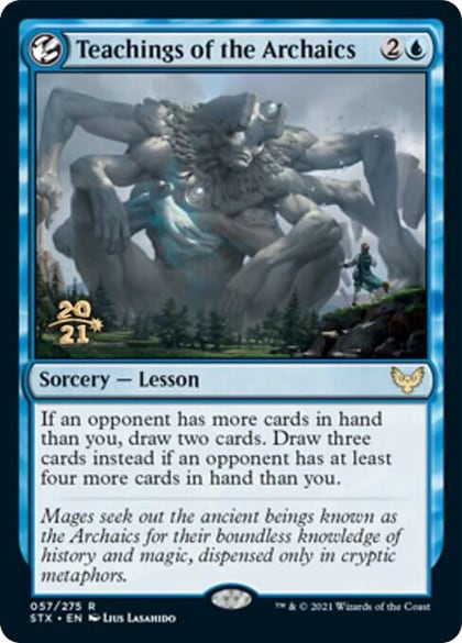Teachings of the Archaics, Prerelease Cards 57
