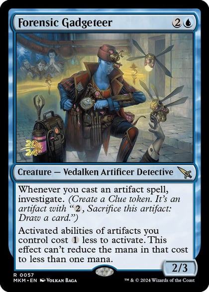 Forensic Gadgeteer, Prerelease Cards 57