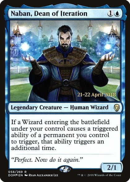 Naban, Dean of Iteration, Prerelease Cards 58