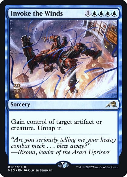 Invoke the Winds, Prerelease Cards 58