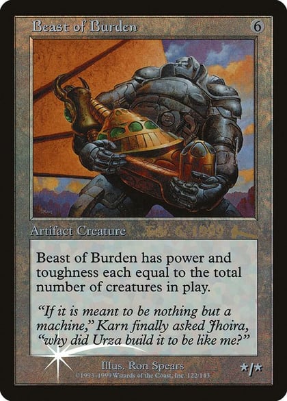 Beast of Burden, Prerelease Cards 5