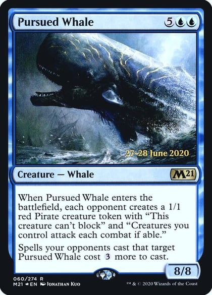 Pursued Whale, Prerelease Cards 60