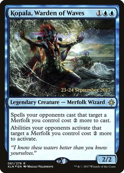 Kopala, Warden of Waves, Prerelease Cards 61