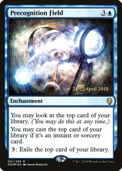 Precognition Field, Prerelease Cards 61