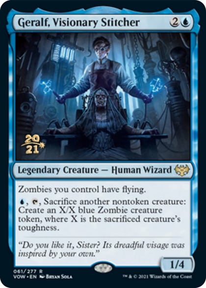 Geralf, Visionary Stitcher, Prerelease Cards 61
