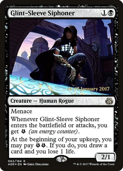 Glint-Sleeve Siphoner, Prerelease Cards 62