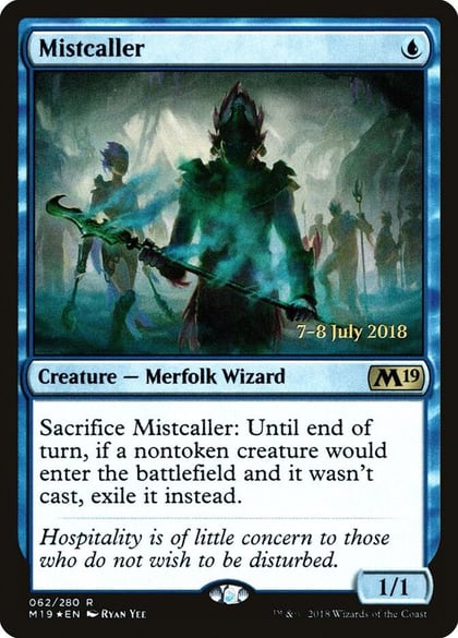 Mistcaller, Prerelease Cards 62