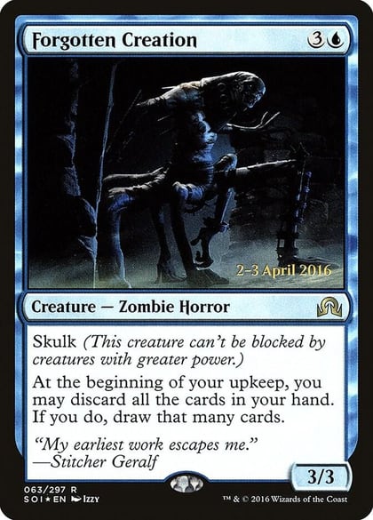 Forgotten Creation, Prerelease Cards 63