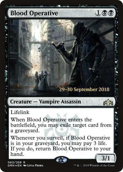 Blood Operative, Prerelease Cards 63