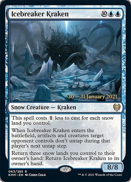 Icebreaker Kraken, Prerelease Cards 63