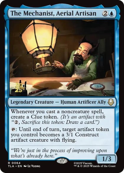 The Mechanist, Aerial Artisan, Prerelease Cards 64